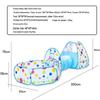 Popular Foldable Children's Tent & Tunnel Playhouse with Basketball and Ocean Ball Pit