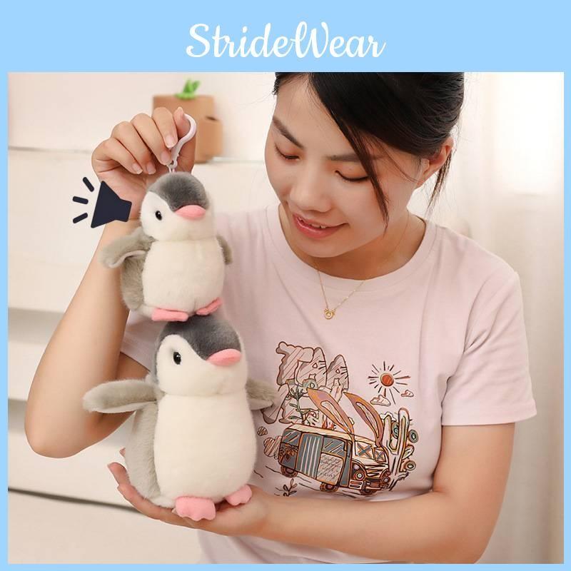 Toy Plush Penguin Keychain With Soft Pp Cotton Filling For Girls And Women