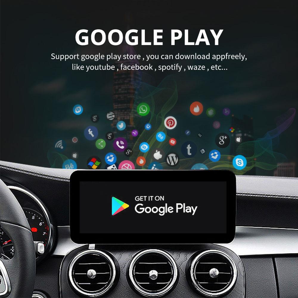 10.25'' 6+128G Android13 Car Multimedia Player For Mercedes A Class W176 LHD 2013-2018 NTG 4.5 5.0 Carplay GPS Navi BT
