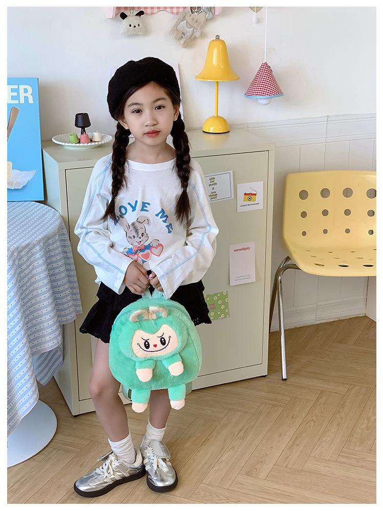 Children's Cartoon Plush Toy Shoulder Bag Backpack