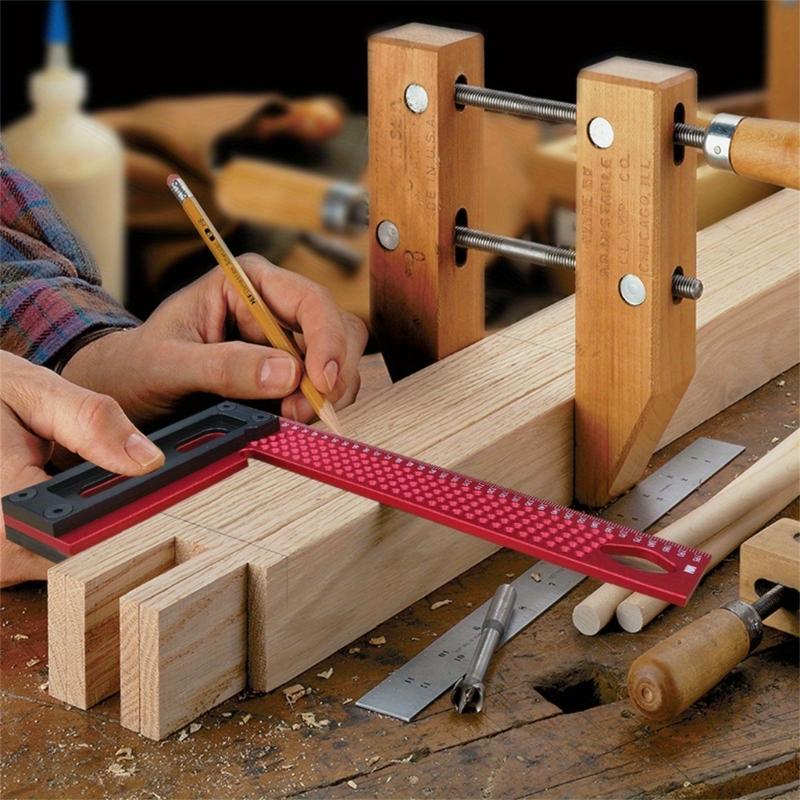 Mitre Square for Engineers L Type Ruler Scriber Measuring Scribing Square Line Tool Carpenters Woodworking Scribe Ruler