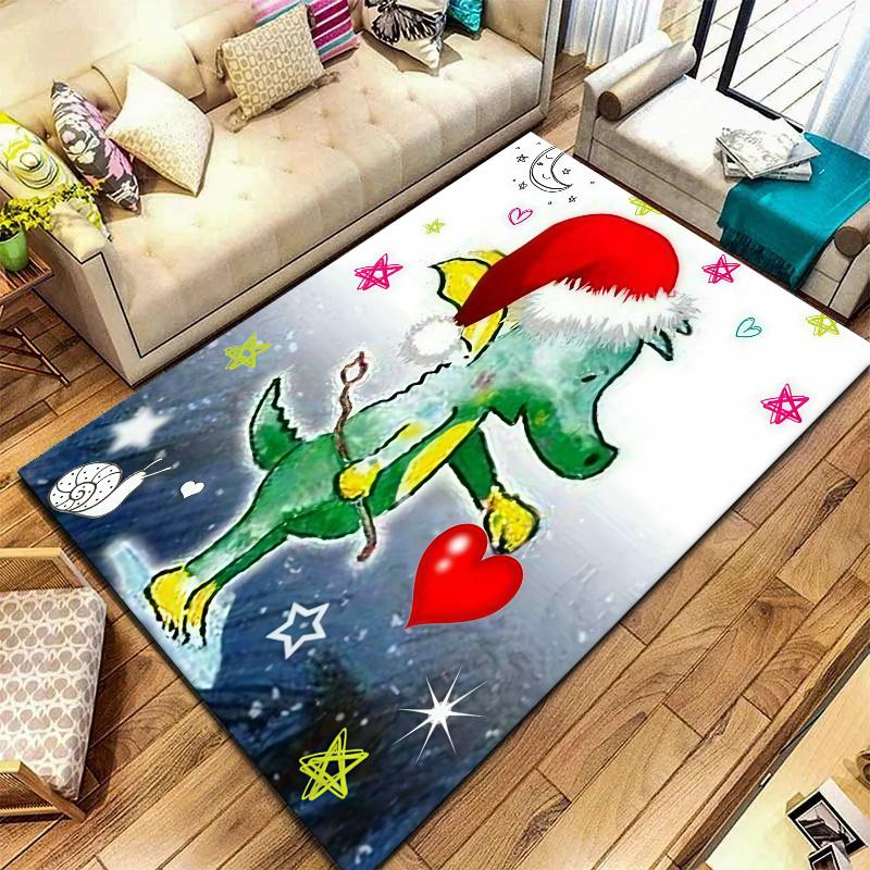 Tabaluga Carpet Rug for Living Room Bedroom Home Sofa Decoration,Kids play Nonslip Floor Mat