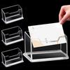 Thickened Business Card Display Stand Single Layer Visiting Card Organizer  Hotel Desktop