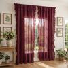 Sheer Curtains Bedroom Living Room Balcony Modern Style Light Filtering Window Drapes