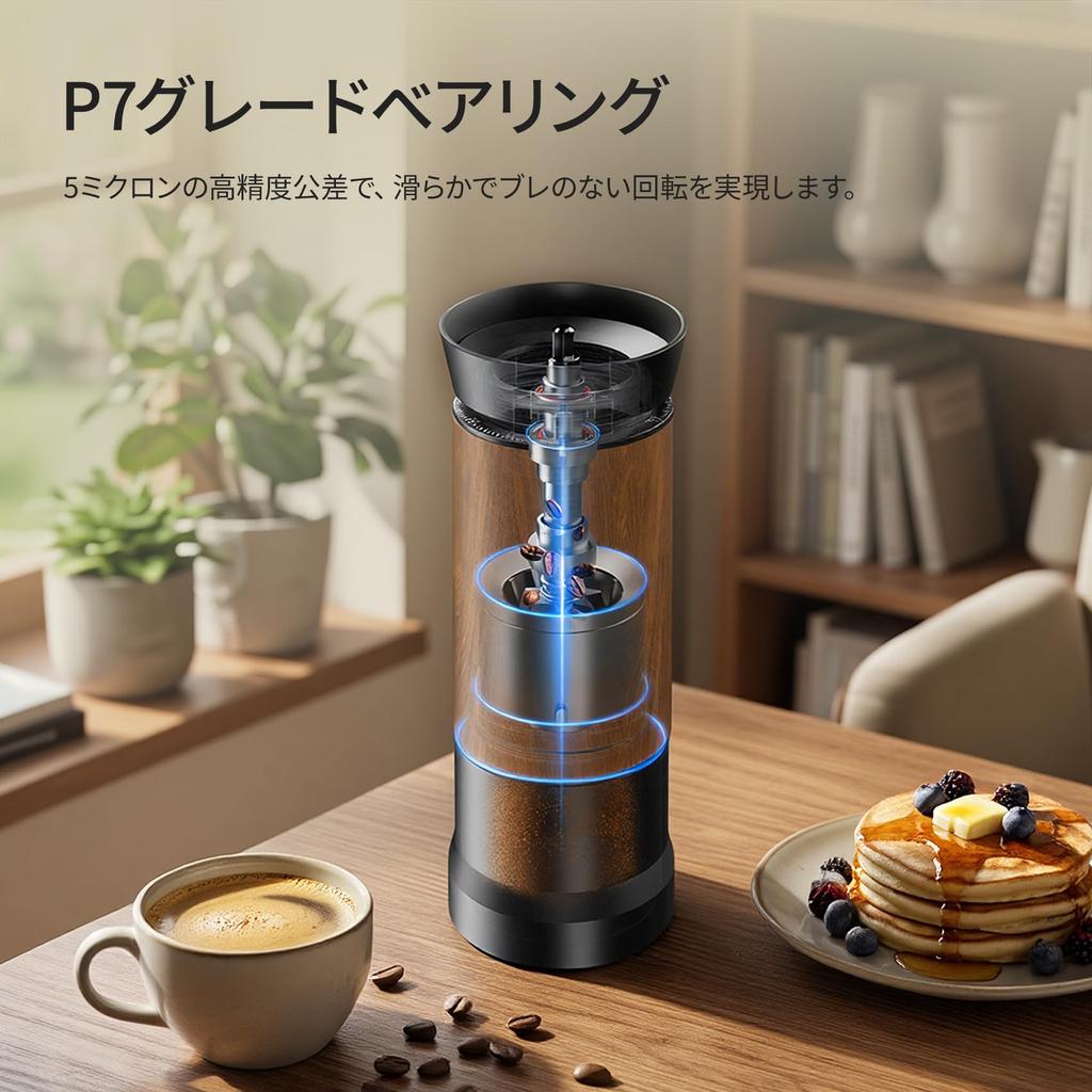 TIMEMORE Millab M01 Hand Coffee Grinder, Pineapple Blade, 100 Coarseness Settings, Manual, for Home, Outdoor, Camping, and Gift Use (Black) [Parallel