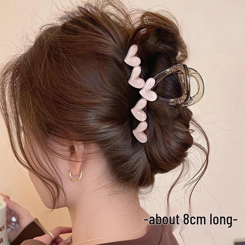 Elegant French Retro Small Shark Hair Clip for Thin Hair