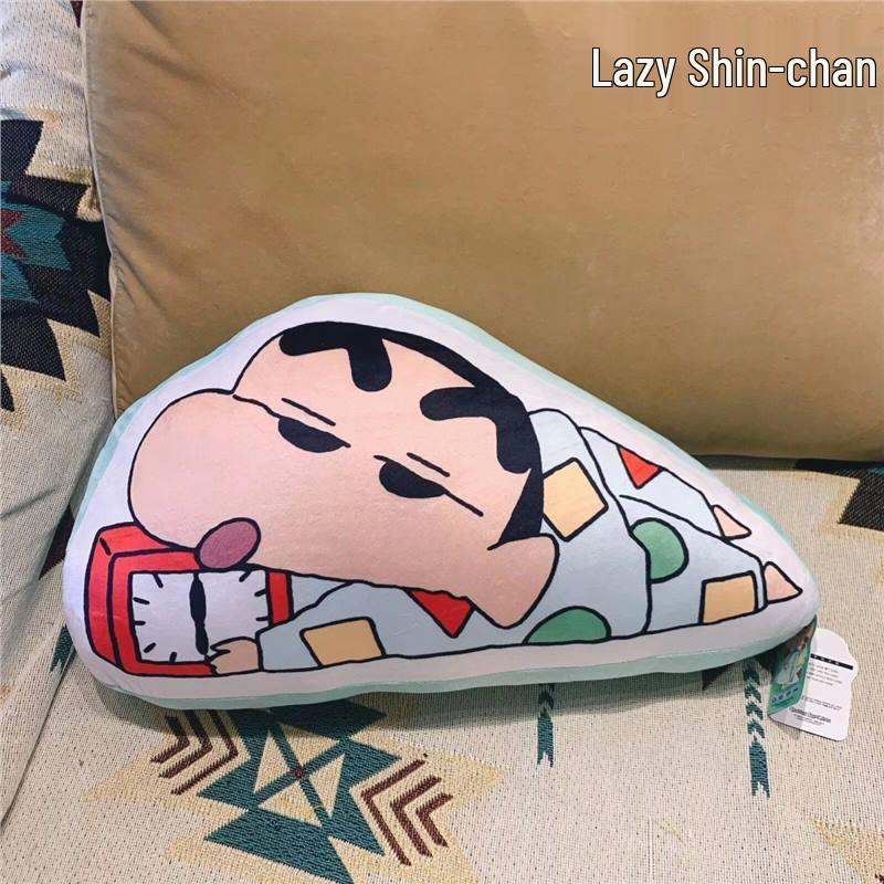 Crayon Shin-chan Plush Pillow Pajamas - Square Cushion for Holiday or Birthday Gift