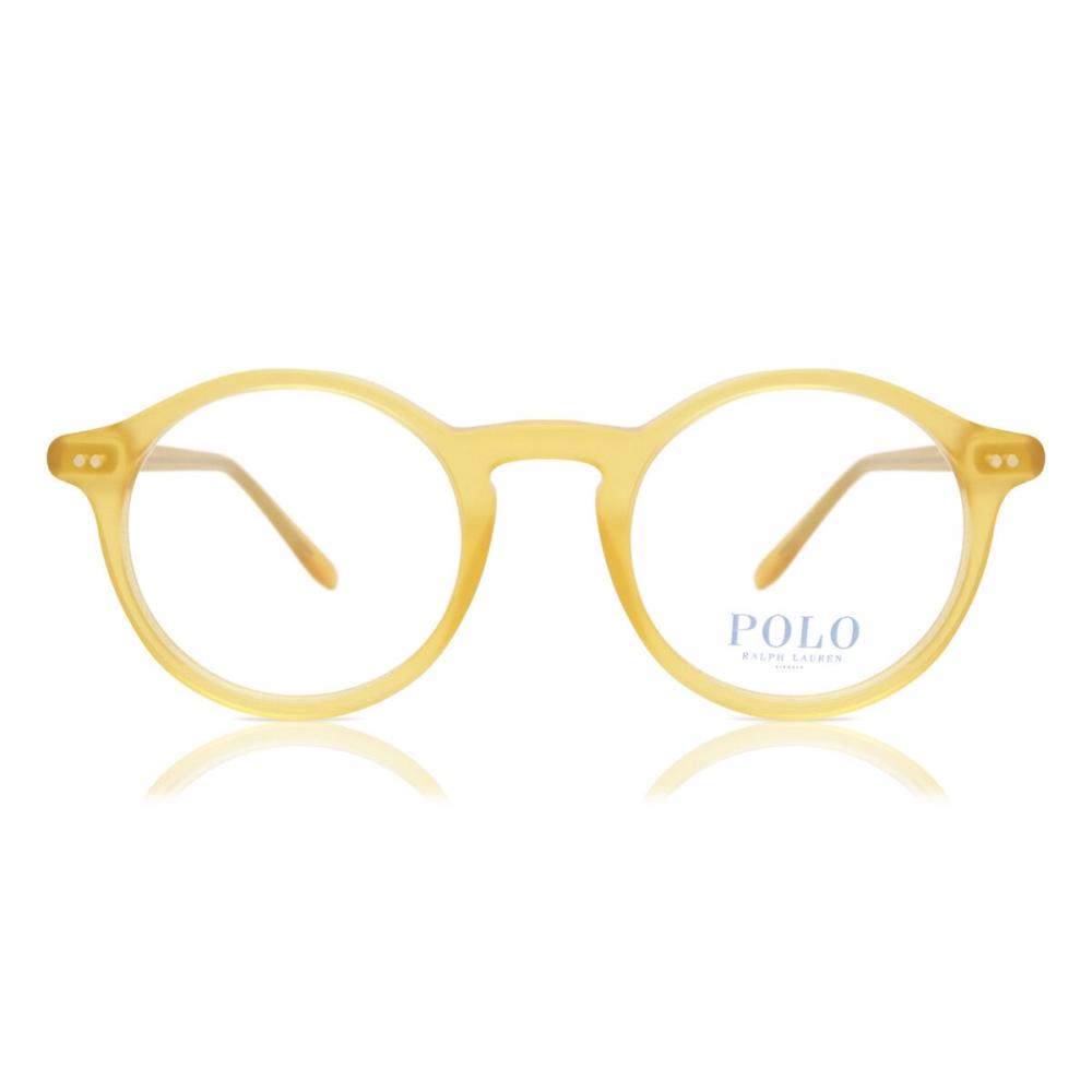 

Polo Ralph Lauren Ph2260 5005 Men Eyeglasses Opal Shiny Honey/48