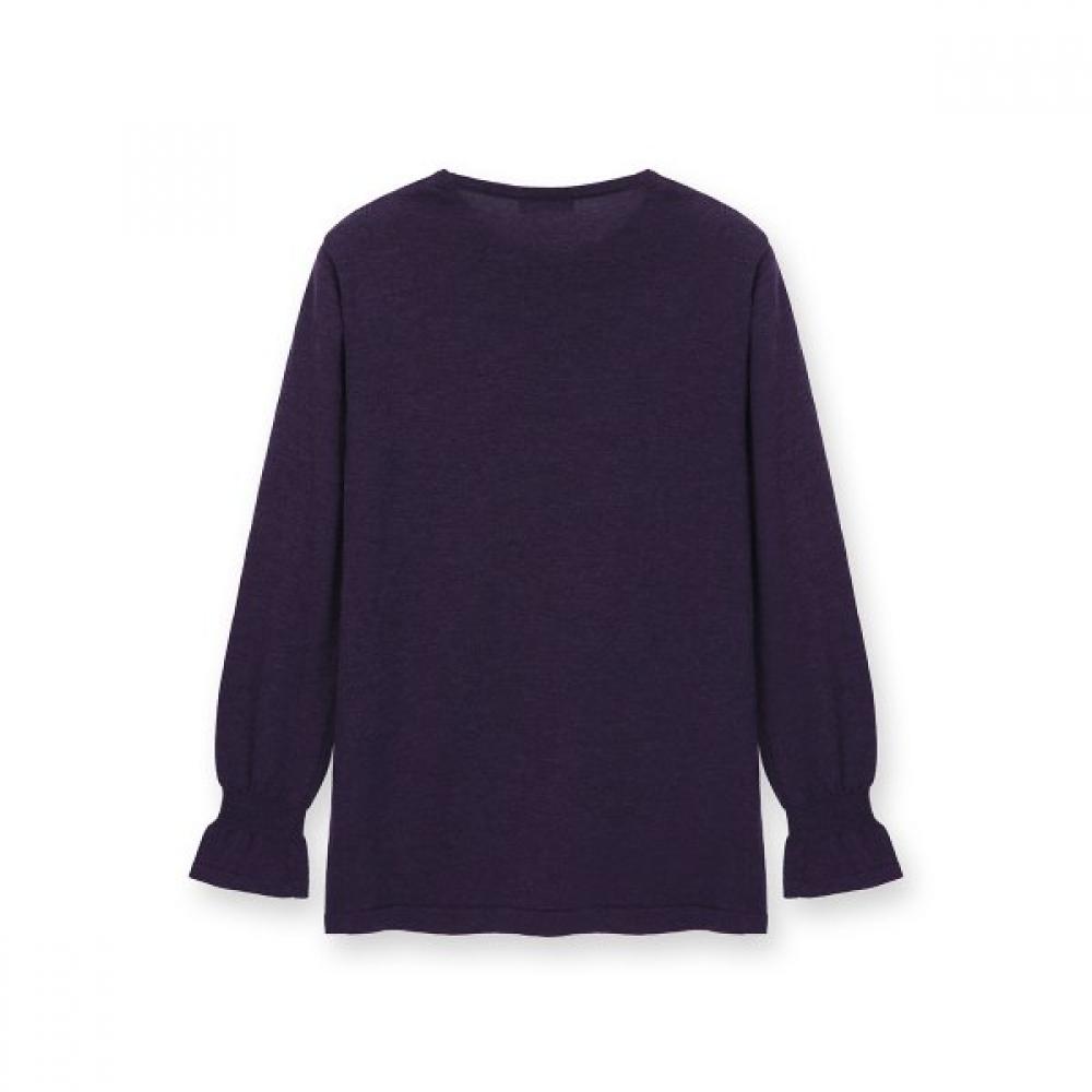 FURINA Extra Fine Wool Ruffle Sweater