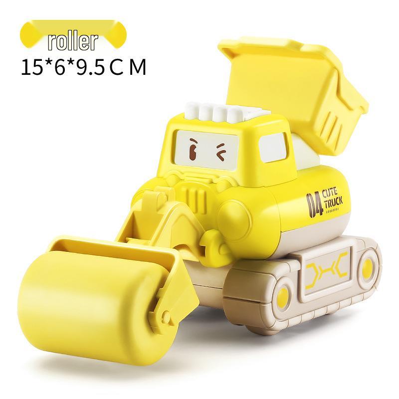 

Cute Kids Inertia Pull-Back Toy Car: Ambulance & Police Model Educational Cartoon Slide