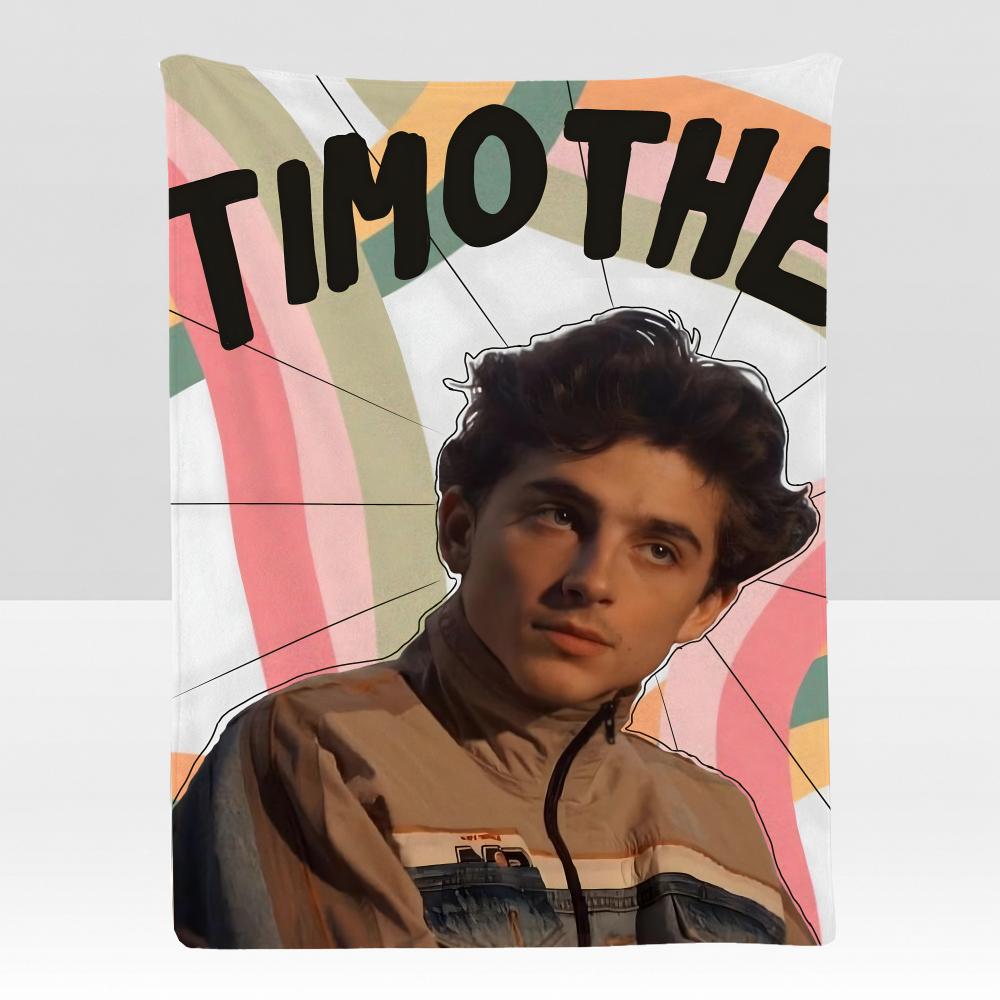 actor TTimothee CChalamet Throw Soft Flannel Blanket for Bed Bedroom Sofa Picnic Throw Skinfriendly Breathable Gift Cover