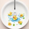 Yellow Duck PVC Wall Sticker Bathroom Waterproof Cute Removable Decal for Toilet Sink Childrens Wall Art