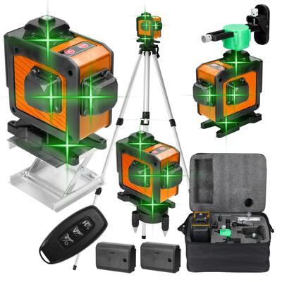 Multifunktionales 16-Linien-Laserniveau mit selbstnivellierender Funktion, Nivelliergerät, omnidirektionaler Boden