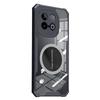 Heat Dissipation Phone Case for Vivo IQOO Z10 Turbo, Full Lens Protection, Shockproof, Corners, Transparent Metal Magnetic, Cooling Fans, Black