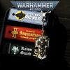 Warhammer 40K Game Peripherals Creative Skull Cross Keychain Retro Punk Style Keyring Hanging Boys School Bag Decoration