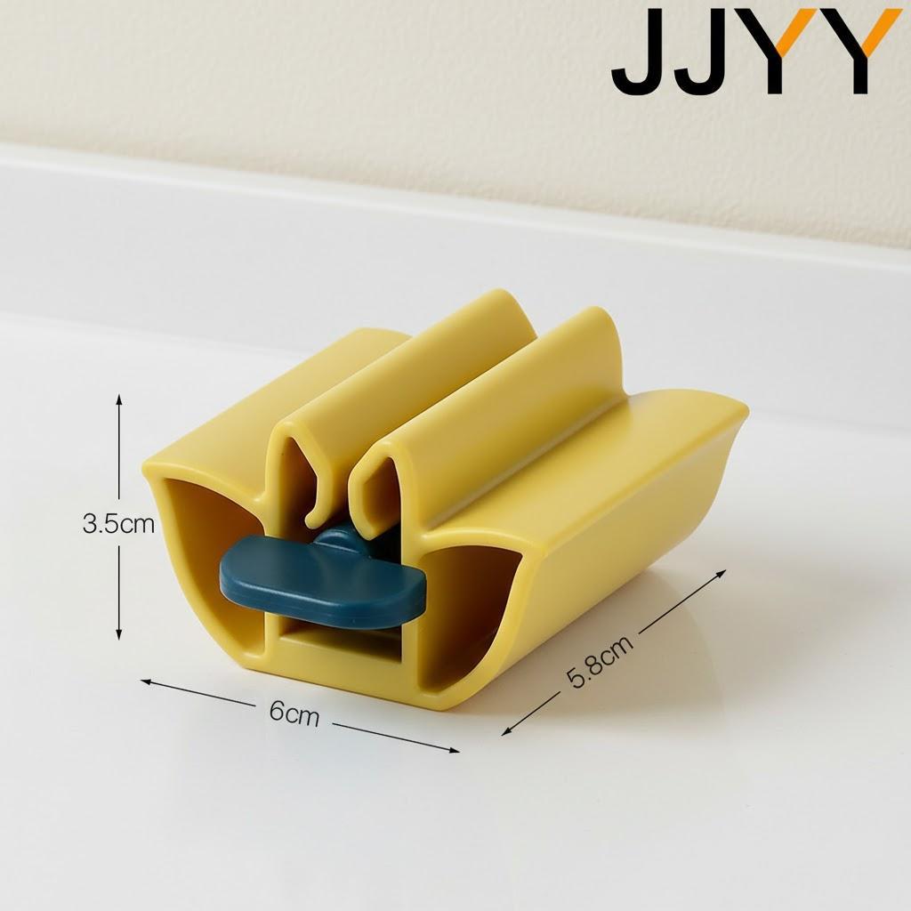 

Facial Cleanser Toothpaste Extrusion Tube Press Machine for Oral Care Bathroom Supplies Easy Squeeze Toothpaste Dispenser жовтий