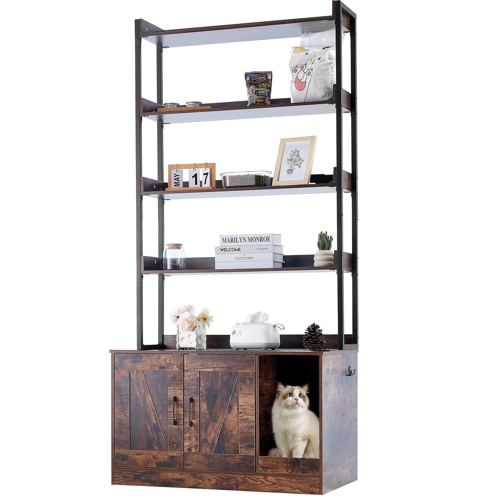 VEVOR Cat Litter Box Enclosure, Hidden