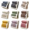 Verdickte Winterdecke, doppelseitiger Flaumplüsch, doppellagig, 3D-Jacquard, einfarbig, fürs Büro, Nickerchen, Schlafsaal, Zuhause, Bett, Sofa, Reise, gemütliche warme Decke