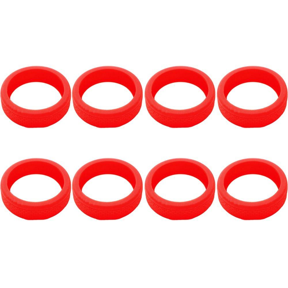 8PCS/Set Silicone Travel Luggage Caster Shoes with Silent Sound Suitcase Parts Suitcase Wheels Protection Cover Reduce Noise