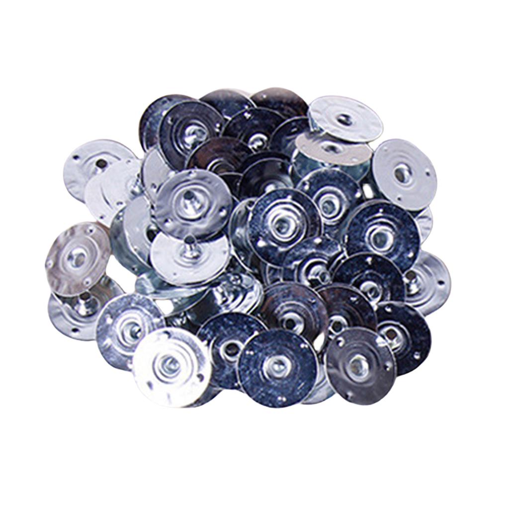 Pack of 100 Metal Candle Wick Sustainers Tabs for Handmade Candle Projects Tealight Wick Holders Clip DIY Accessories