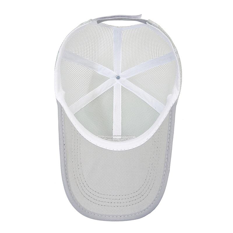 Sommer Gestickte Buchstaben Baseball Kappe für Männer Mesh Cap Outdoor Golf Angeln Hüte Frauen Pferdeschwanz Panama Kappe Snapback Hut Visier