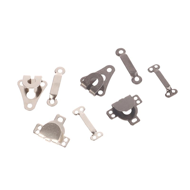 10Set Metal Trousers Suit Pants Hook Button Skirt Invisible Hooks And Eyes Closure Fastening Buckle Diy Pants Adjustment Buckles