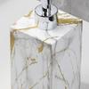 Shower Soap Dispenser Marble Texture Soap Dispenser Hand Soap Dispenser Bottle with Pump Hand Wash Dispenser for Kitchen