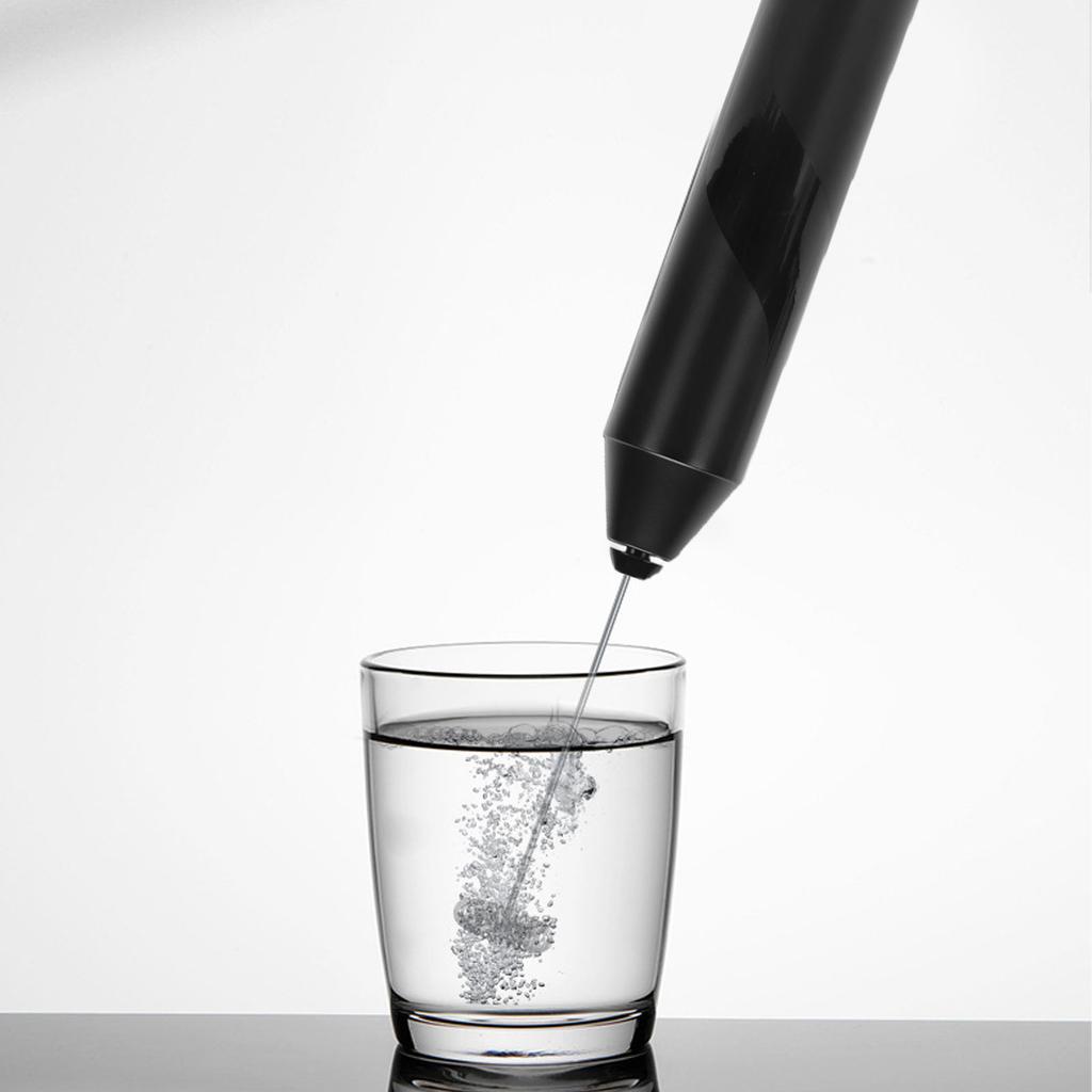 Electric Milk Frother Handheld Battery Operated Multi Purpose Foam Maker for Coffee and Hot Chocolate