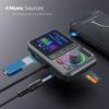 Wireless FM Transmitter 2.4A QC3.0 Dual USB Fast Charging Hands-Free Call Car AUX Adapter MP3 Music Player with Big Color Screen