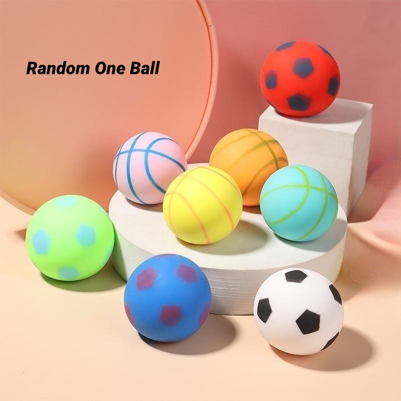 Color 1ps Random Football Basketball Mochi Squishy Toy Balls Game Stress Relief