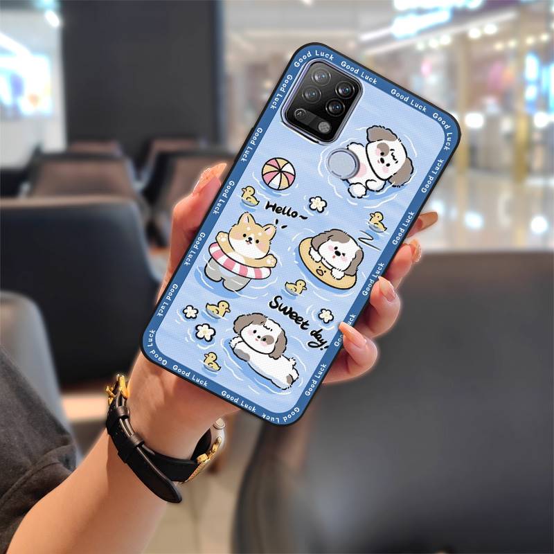 Dirt-resistant Cute Phone Case For Tecno Pova/LD7 Cartoon Silicone Full Wrap Waterproof Soft Case Anti-dust Protective