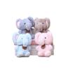 1 Pieza Lindo Animal Sentado Elefante Colgante Muñeco Suave de Felpa Juguetes para Bebé Llavero de Bolsa de Libros de Dibujos Animados Regalos Para Niños