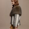 Autumn and Winter New Fur Coat Fashion Autumn and Winter Coat Short Imitation Silver Fox Lapel Women