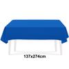 Solid Color Disposable Tablecloth Blue Pink Red Black White Yellow Kids Adult Birthday Party Baby Shower Decor Supplies 5