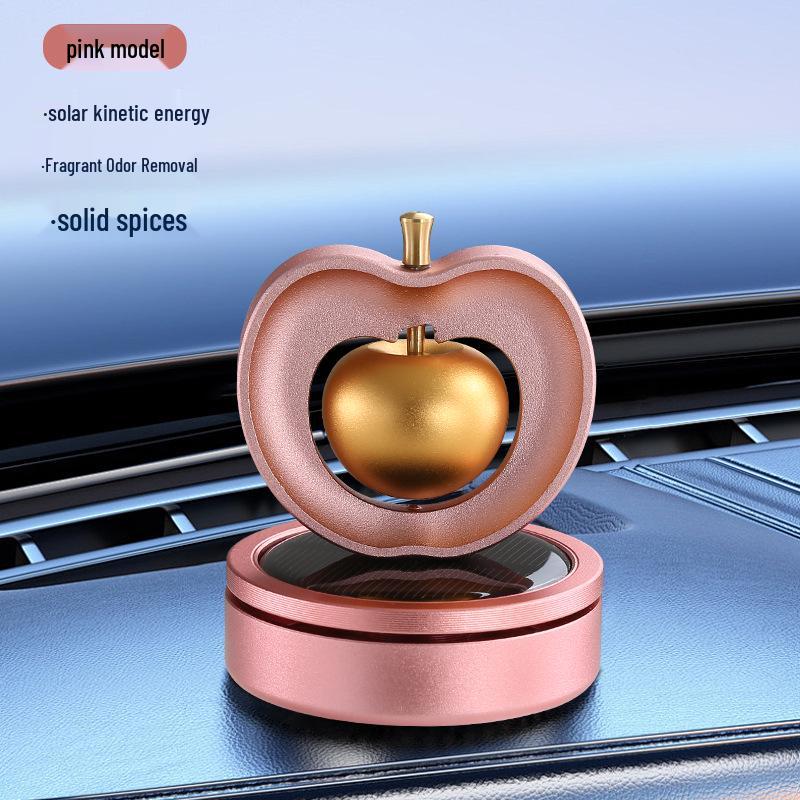 

Solar-Powered Rotating Car Ornament & Aromatherapy for Center Console Lavender Piece