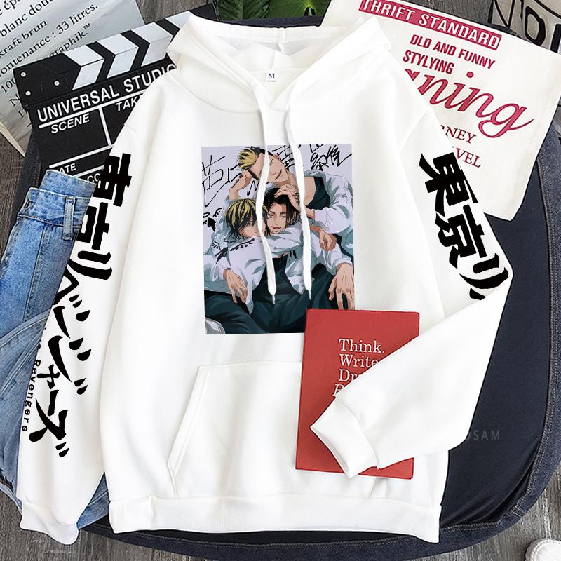 Anime Tokyo Revengers Harajuku Hoodies Clothing Manga Kazutora Hanemiya/Keisuke Baji/Shuuji Hanma Men Long Sleeve Sweatshirt