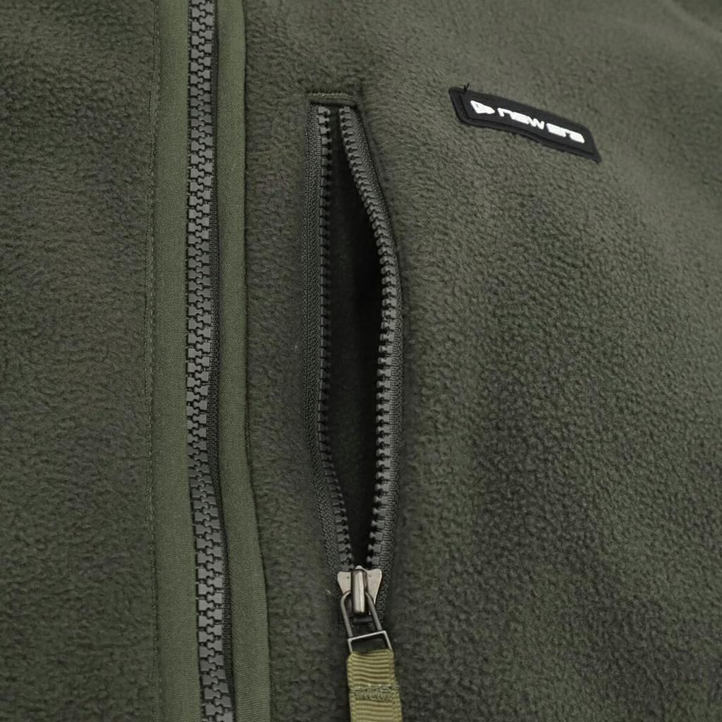 New Era Golf Fleece FullZip Jacket Olive 15129496 NER37G5037 XL