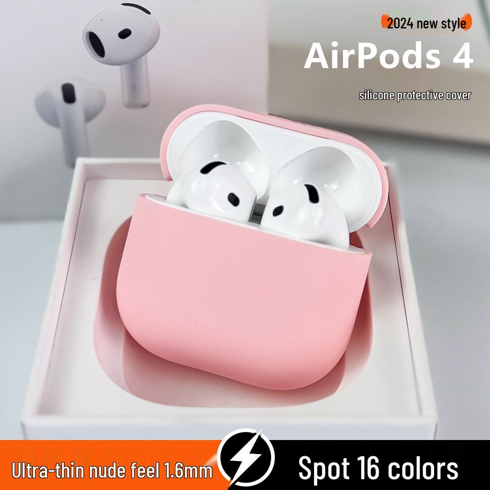 Compatible Silicone Protective Case for Apple AirPods 4th Gen and AirPods Pro 3