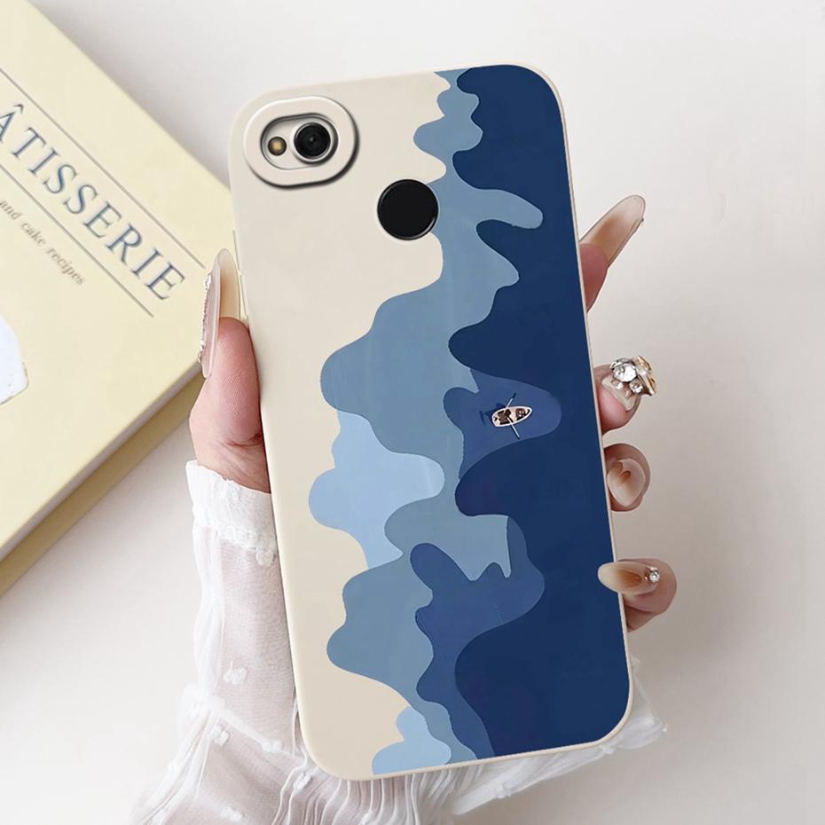 Fashion Painting Phone Case For Xiaomi Redmi 4X 4A Soft Silicone Shockproof Cover For Redmi4A Redmi4X Cases Bumpers