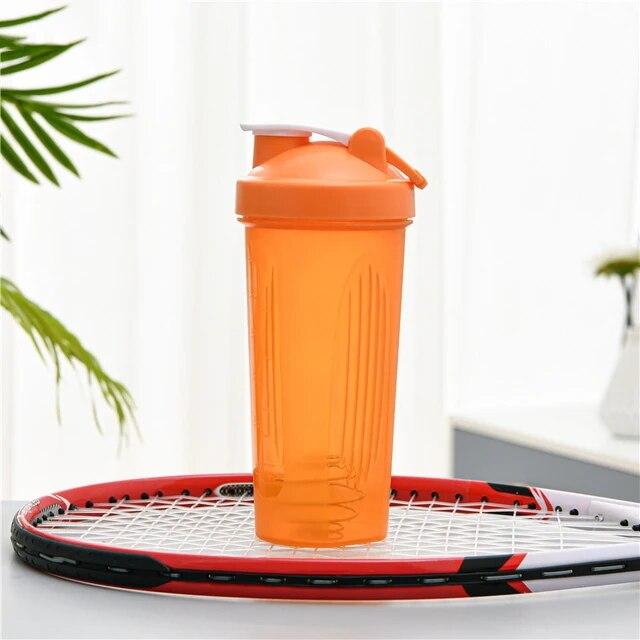 600ml Shaker Bottle Protein Powder Shaker Cup for Gym Fitness with Graduated Portable Water Bottle Mixing Cup