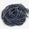 Crystal Beads 2 3 4 6 8mm Rondelle Loose Spacer Blue Glass Beads for Jewelry Making Bracelets Supplies Necklace DIY Accessories