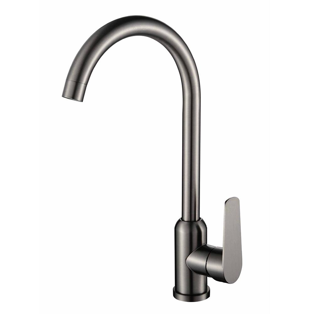 Stainless Steel Gun, Grey Washing Sink, Kitchen Faucet, Hot and Cold Washing Basin, Laundry Bowl, Sink, Rotating Household Sink