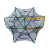 Foldable Fishing Bait Trap 6/8/10/12/16 Holes Heavy Duty Fine Mesh Portable Collapsible Shrimp Minnow Crawfish Catcher Trap Cast Trap Net Dip Cage
