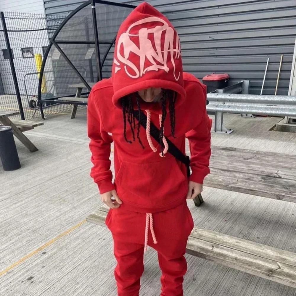 Women Jogging Men's Cotton Hoodie Jacket and Trousers Streetwear Coat Young Fashion Hooded Tops Pants