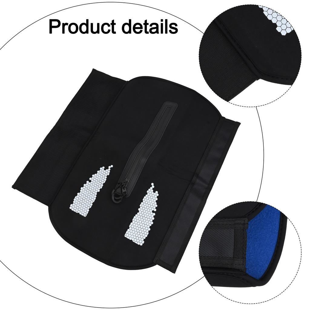 Waterproof Neoprene Cover for Ebike Batteries 32cm To 40cm Reflective Safety