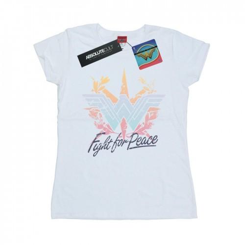 DC Comics Womens/Ladies Wonder Woman Fight For Peace Cotton T-Shirt
