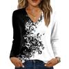 Langarmshirts für Damen, niedlicher Aufdruck, Grafik-T-Shirts, Blusen, lässig, Übergröße, Basic-Tops, Pullover