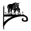 Metal Wall Hook Coated Plant Hanger Animal Silhouette Hook Anti-Rust Bracket For Hanging Plants Outdoors Bird Feeder Lanterns