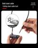 Mild Steel Wire Combo Lock for Cabinets, Patios, Lawn Mowers, Windows, Drawers, Cars, and Basket
