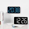 Wall Clock Customizable Digital Clock Date/Temperature Display Bedroom Alarm
